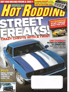 POPULAR HOT RODDING 2008 MAY - 10-sec CORVAIR, BOSS 302 CAMARO, GRAND PRIX X-400